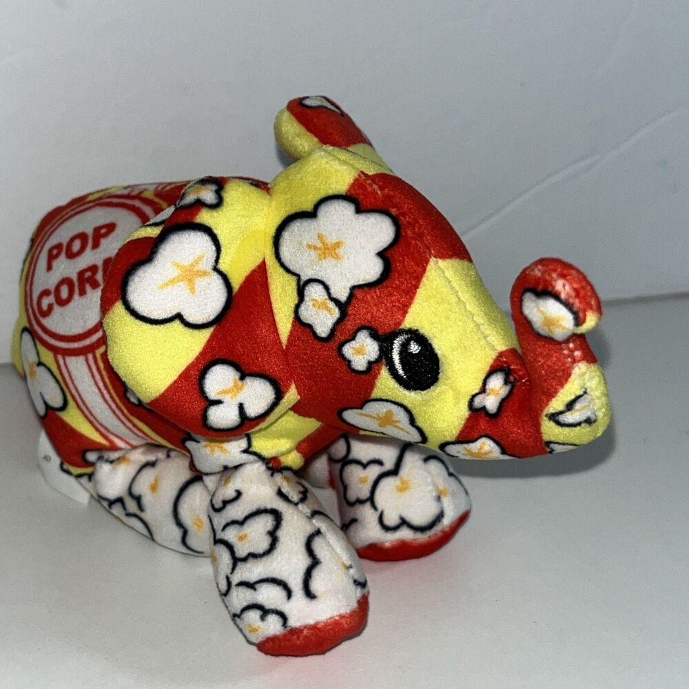 Pop Art Soft 7" Elephant Mammoth Cornelius Soft Bean-Filled Popcorn Theme